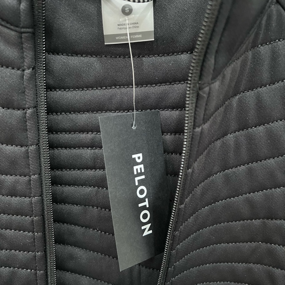 PELOTON WOMEN’S CRAFT TRACK JACKET SIZE S - BLACK